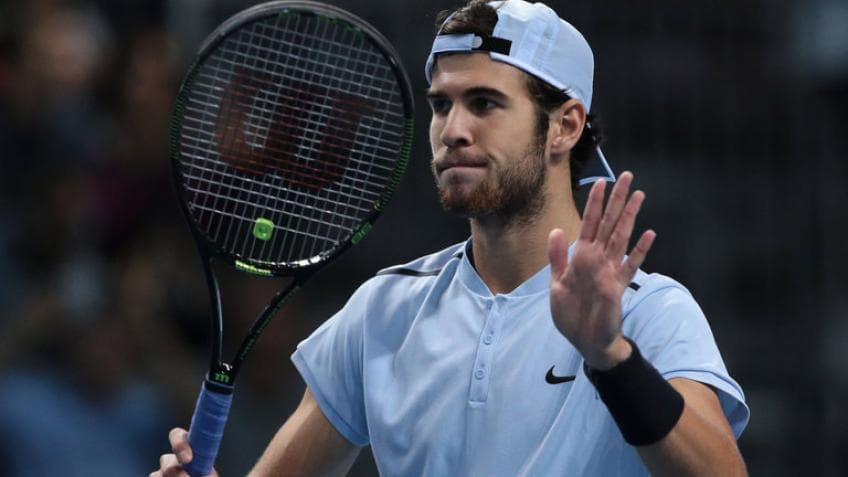 Россиянин Карен Хачанов вышел в четвертьфинал на теннисном турнире серии Мастерс в Монреале