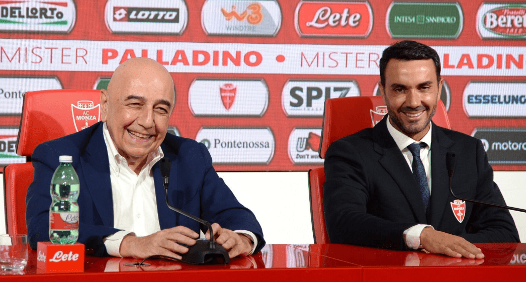 «Монца» продлила контракт с главным тренером Палладино