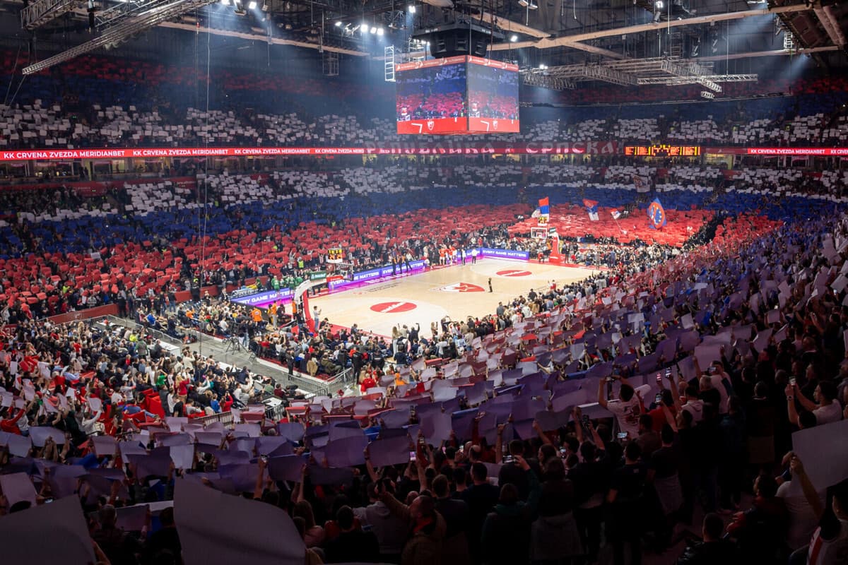 В «Црвене Звезде» рассказали, что не получали претензий от Евролиги за «Катюшу» и флаг РФ