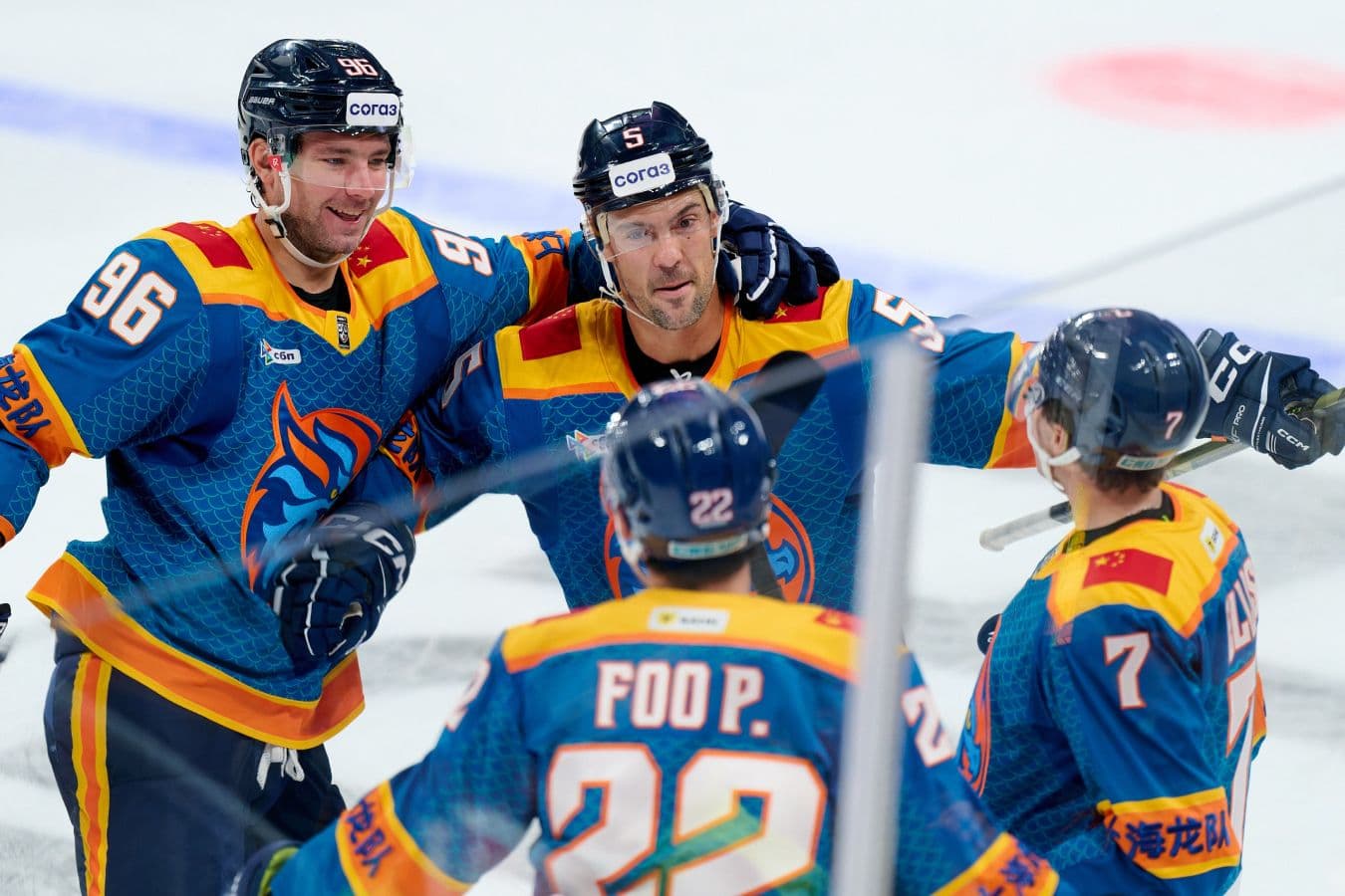 Хоккеисты «Шанхая». Фото: соцсети клуба