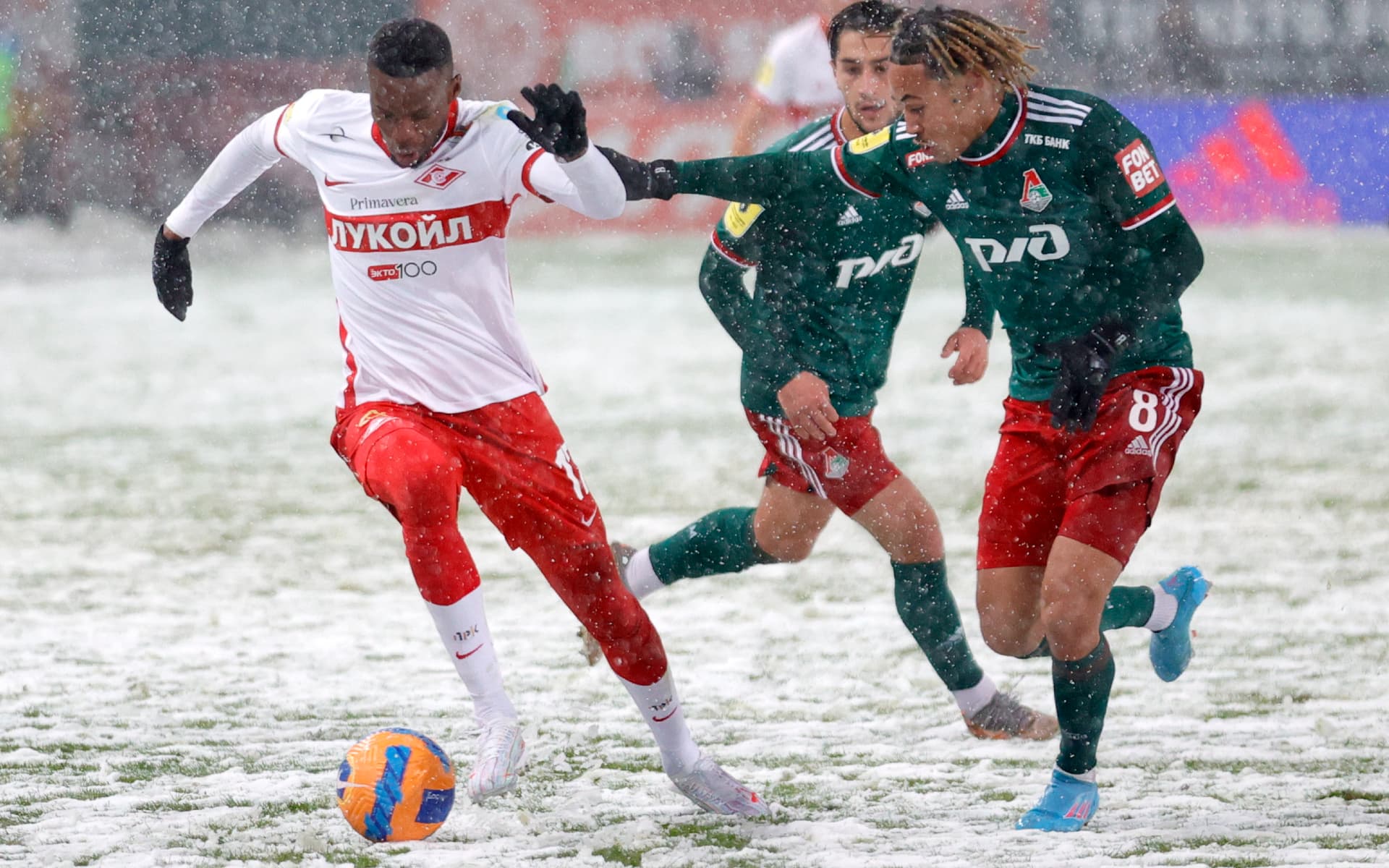 Матч «Локомотив» - «Спартак». Фото: ТАСС