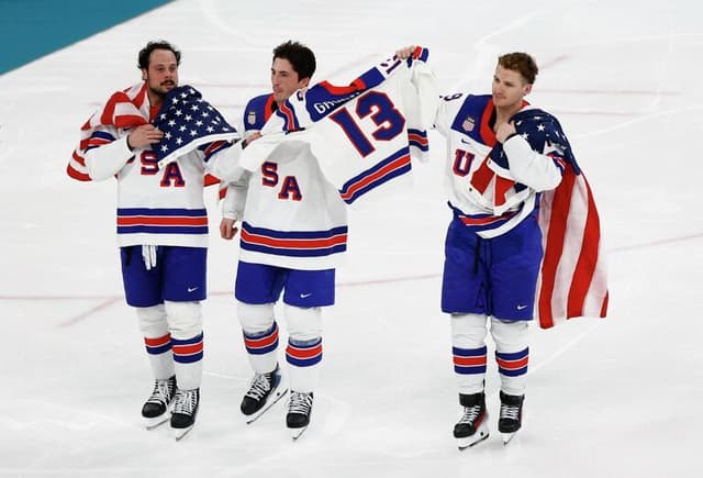 Хоккеисты сборной США. Фото: REUTERS