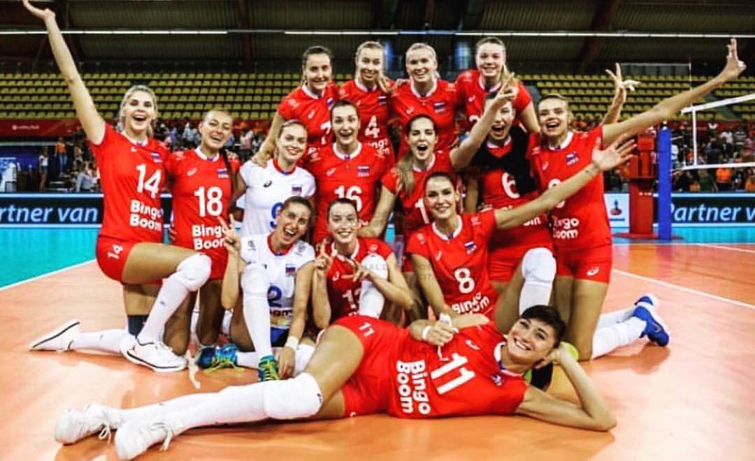 Национальная женская сборная России по волейболу стартовала на чемпионате Европы с уверенной победы