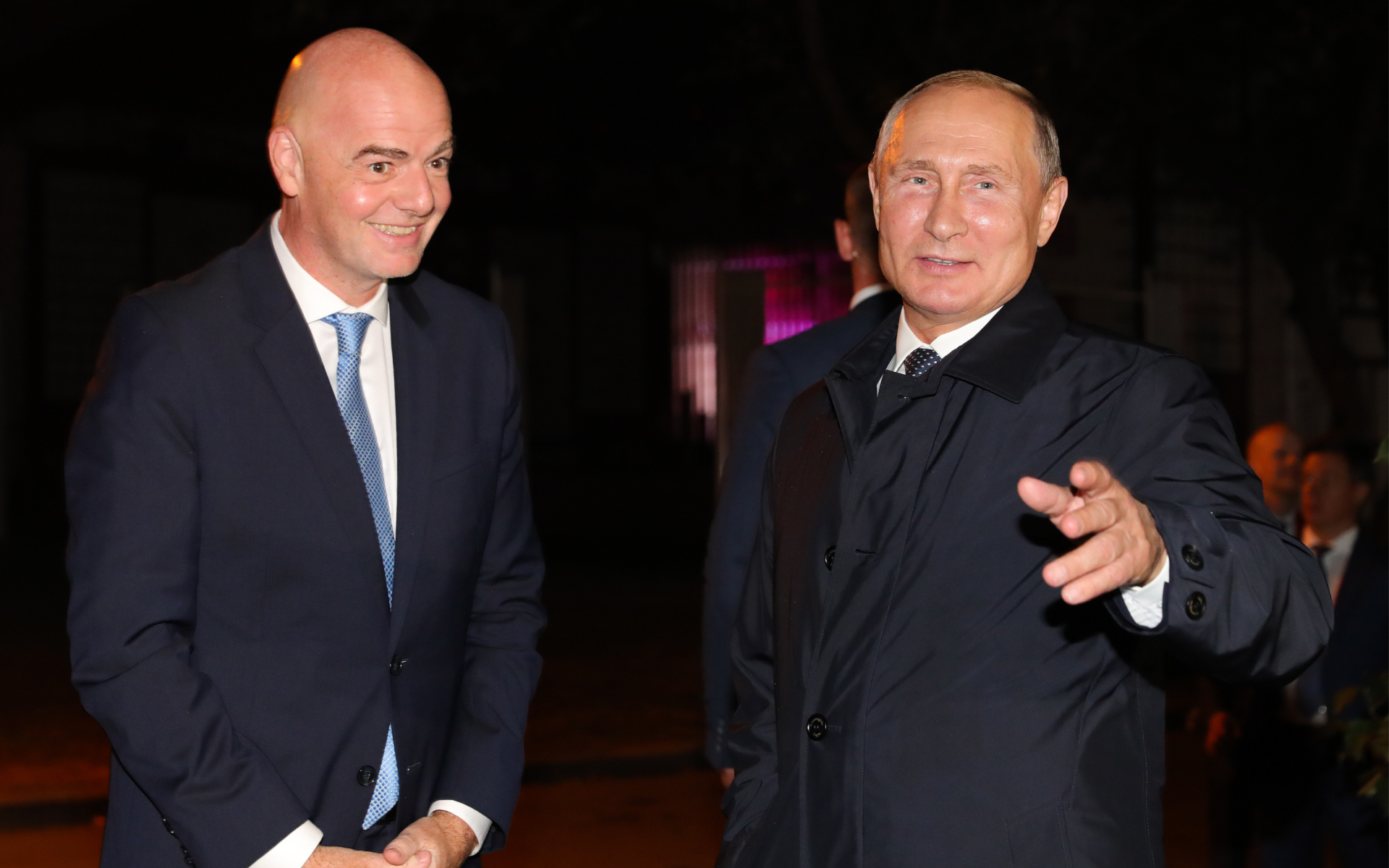 Президент РФ Владимир Путин и глава ФИФА Джанни Инфантино. Фото: ТАСС